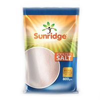 Sunridge Iodized Salt Pouch 800gm